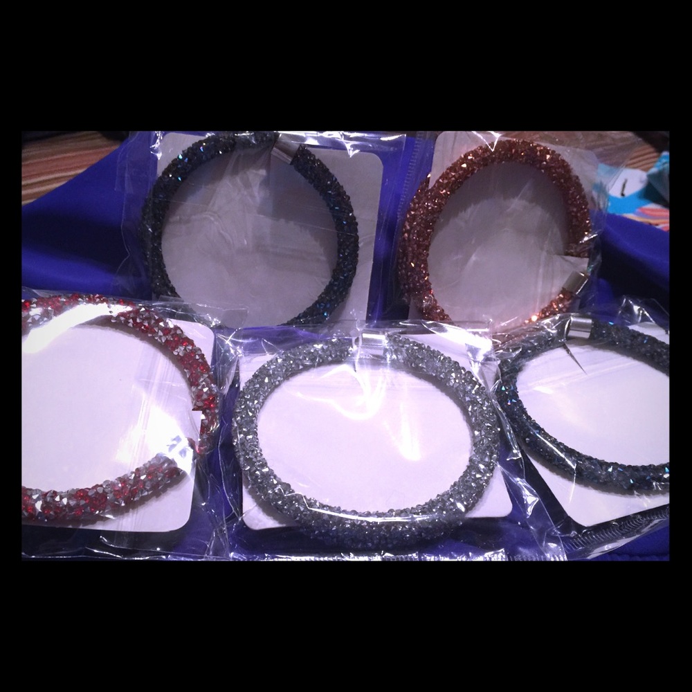 Wrap Bracelet Made w/energy Swarovski Elements